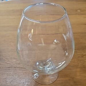 Vintage 9in. Clear Glass Brandy Snifter